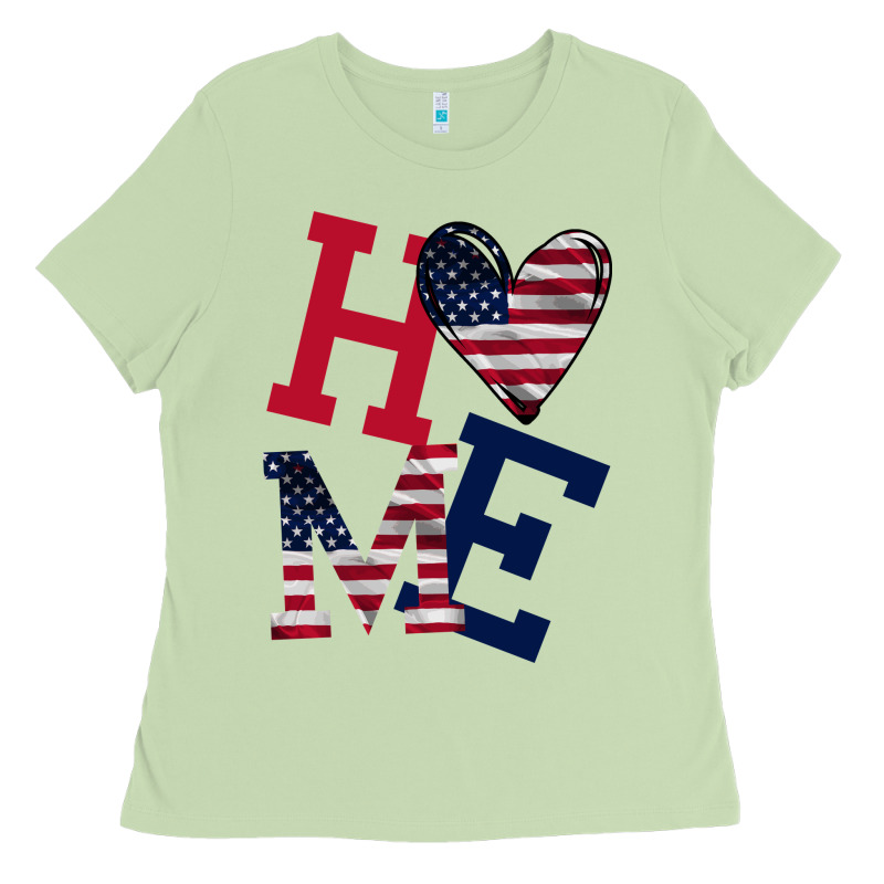 American Flag Home Ladies Tee by Bettercallsaul | Teevron