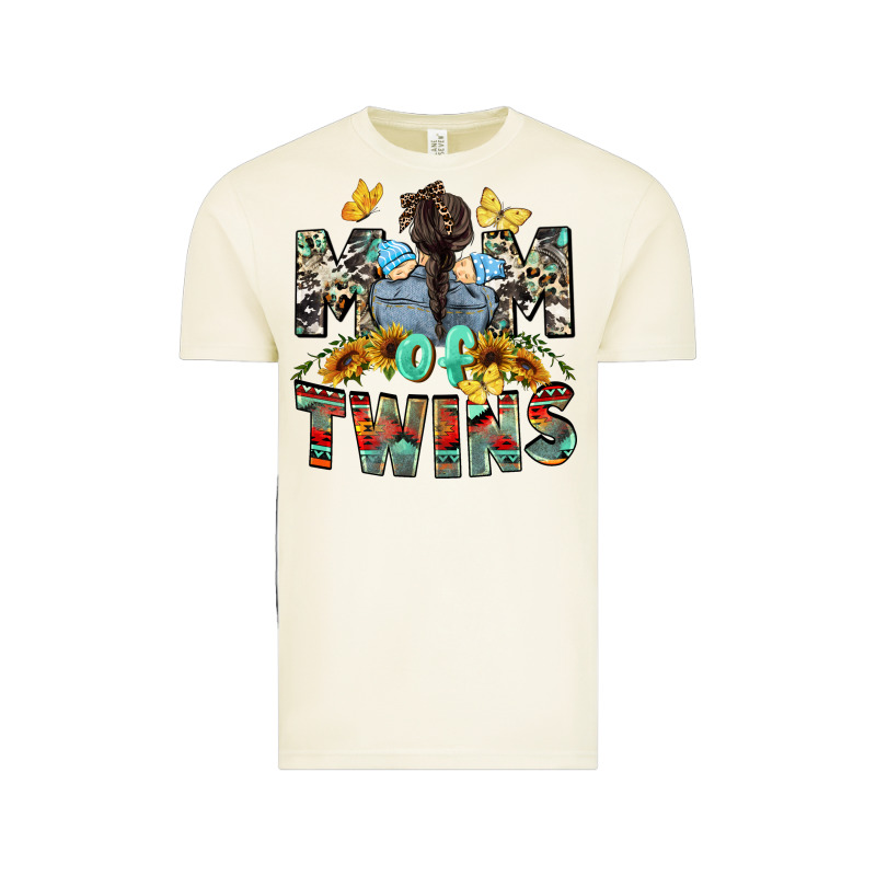 Mom Of Twins Boys Mother's Day Vintage Tee by CowGirlArtShop | Teevron