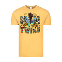 Vintage Mustard mom of twins boys mother's day Vintage Tee - CowGirlArtShop
