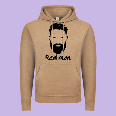 Real Man Vintage Hoodie Designed By Craftify