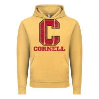 Vintage Mustard cornell big red Vintage Hoodie - Craftify