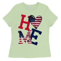 Matcha American Flag Home Ladies Tee - Bettercallsaul