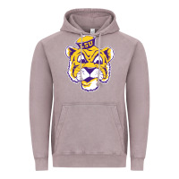 Vintage Zinc Vintage Louisiana State Tiger Mascot Vintage Hoodie - Craftify