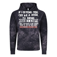 Cloud Black If I Offend You Cry Me A River Funny Saying Sarcastic Vintage Hoodie - Craftify