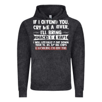 Vintage Black If I Offend You Cry Me A River Funny Saying Sarcastic Vintage Hoodie - Craftify