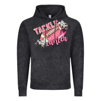 Vintage Black tackle cancer Vintage Hoodie - CowGirlArtShop
