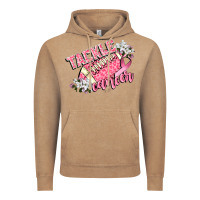 Vintage Coffee tackle cancer Vintage Hoodie - CowGirlArtShop