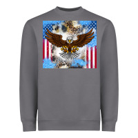 Storm America Eagle Heavyweight Sweatshirt - CowhideDigitalArt