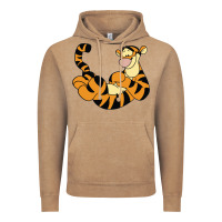 Vintage Coffee tigger Vintage Hoodie - Craftify