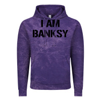 Cloud Purple i am banksy Vintage Hoodie - Craftify