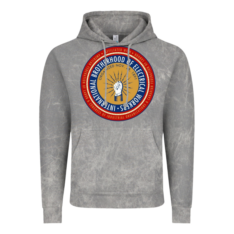 Ibew Electrician 1 Vintage Hoodie by Craftify | Teevron
