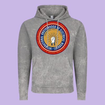 Ibew Electrician 1 Vintage Hoodie Designed By Craftify