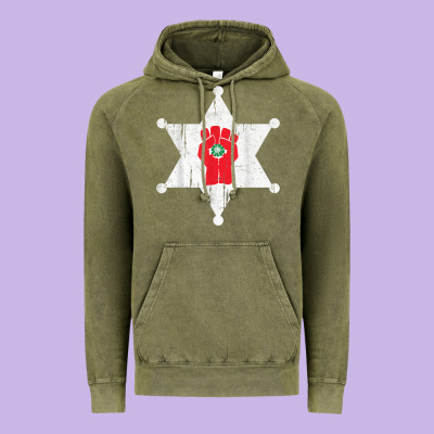 Gonzos Sheriff Hunters S Thompson Vintage Hoodie Designed By Craftify