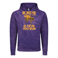Cloud Purple bee beekeeper if i run you run bumble bee humour 449 hive beekeeping Vintage Hoodie - Craftify