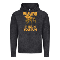 Vintage Black bee beekeeper if i run you run bumble bee humour 449 hive beekeeping Vintage Hoodie - Craftify