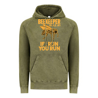 Vintage Olive bee beekeeper if i run you run bumble bee humour 449 hive beekeeping Vintage Hoodie - Craftify