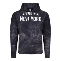 Cloud Black Made In New York NY City NYC New Yorker My Home State Pride Premium T- Vintage Hoodie - Craftify