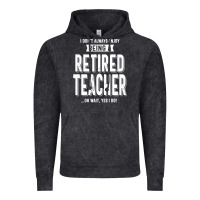 Vintage Black Retired Teacher Vintage Hoodie - Craftify