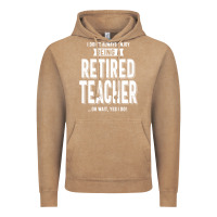 Vintage Coffee Retired Teacher Vintage Hoodie - Craftify