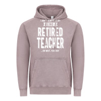 Vintage Zinc Retired Teacher Vintage Hoodie - Craftify