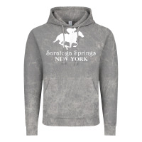 Cloud Rock Saratoga Springs New York Horse Racing Jockey Vintage Hoodie - Craftify
