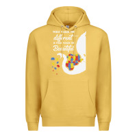 Antique Gold Autism Different Makes You Beautiful Premium Hoodie - CowhideDigitalArt
