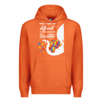 Carrot Autism Different Makes You Beautiful Premium Hoodie - CowhideDigitalArt