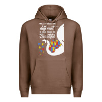 Chestnut Autism Different Makes You Beautiful Premium Hoodie - CowhideDigitalArt