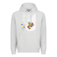 Dove Grey Autism Different Makes You Beautiful Premium Hoodie - CowhideDigitalArt