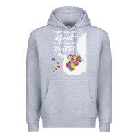 Heather Grey Autism Different Makes You Beautiful Premium Hoodie - CowhideDigitalArt