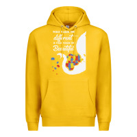Lemon Autism Different Makes You Beautiful Premium Hoodie - CowhideDigitalArt
