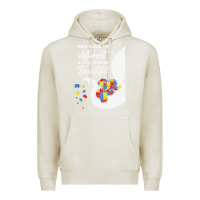 Oatmeal Heather Autism Different Makes You Beautiful Premium Hoodie - CowhideDigitalArt