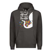 Smoke Autism Different Makes You Beautiful Premium Hoodie - CowhideDigitalArt