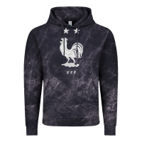 Cloud Black FFF Two Stars Vintage Hoodie - Craftify