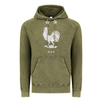 Vintage Olive FFF Two Stars Vintage Hoodie - Craftify