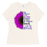 Bone I Am The Storm sunflower Ladies Tee - Bettercallsaul