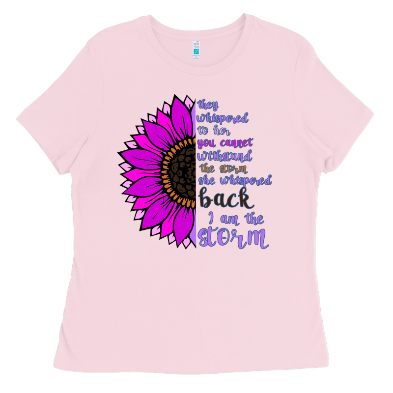 I Am The Storm Sunflower Ladies Tee by Bettercallsaul | Teevron