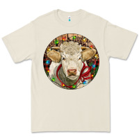 Bone Charolais Heifer Christmas Premium Tee - RanaPortraitStore