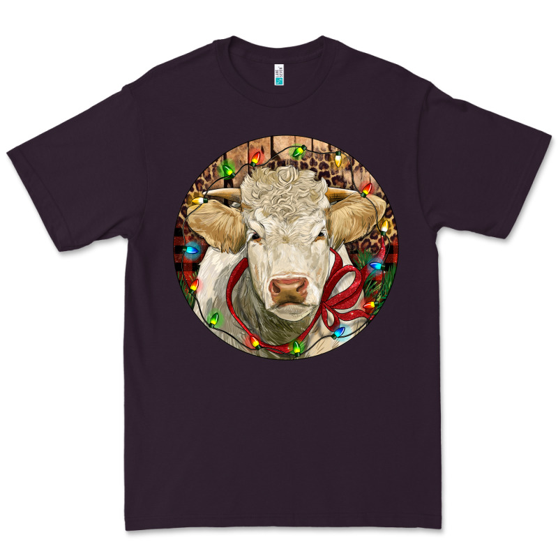 Charolais Heifer Christmas Premium Tee by RanaPortraitStore | Teevron