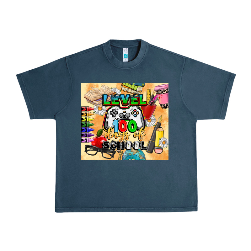 Level 100 Days Of School Urban Heavy Tee by CowGirlArtShop | Teevron