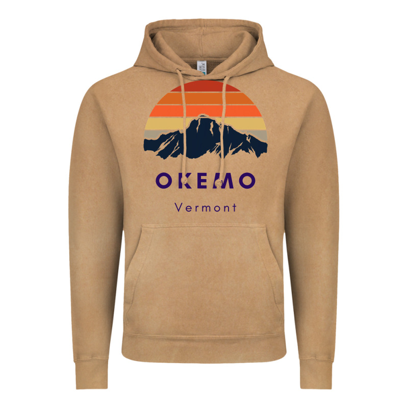 Okemo Vermont Skiing Snowboarding Hikers Gifts For Vt Travel Vintage Hoodie by InspiraDesign | Teevron
