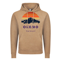 Vintage Coffee Okemo Vermont Skiing Snowboarding Hikers Gifts for VT Travel Vintage Hoodie - InspiraDesign