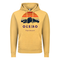 Vintage Mustard Okemo Vermont Skiing Snowboarding Hikers Gifts for VT Travel Vintage Hoodie - InspiraDesign