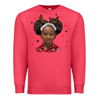 Cardinal christmas african girl Premium Sweatshirt - BarkalooDesign