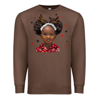 Chestnut christmas african girl Premium Sweatshirt - BarkalooDesign