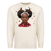 Sandshell christmas african girl Premium Sweatshirt - BarkalooDesign