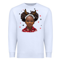 White christmas african girl Premium Sweatshirt - BarkalooDesign