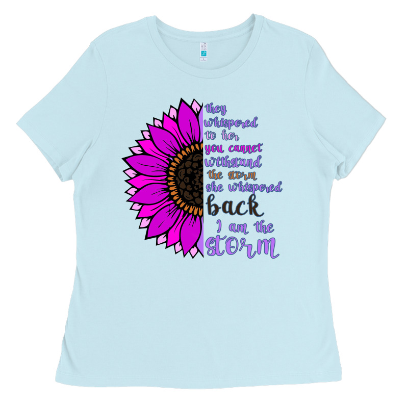 I Am The Storm Sunflower Ladies Tee by Bettercallsaul | Teevron