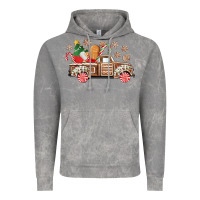Cloud Rock christmas gingerbread truck Vintage Hoodie - CowGirlArtShop