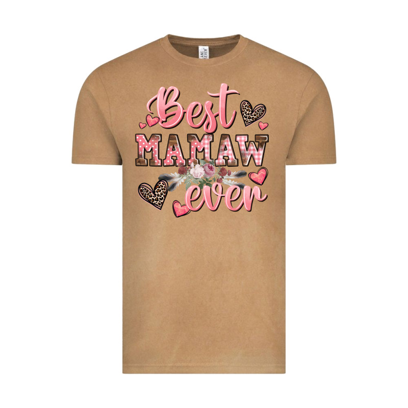 Best Mamaw Ever Mother's Day Vintage Tee by CowGirlArtShop | Teevron
